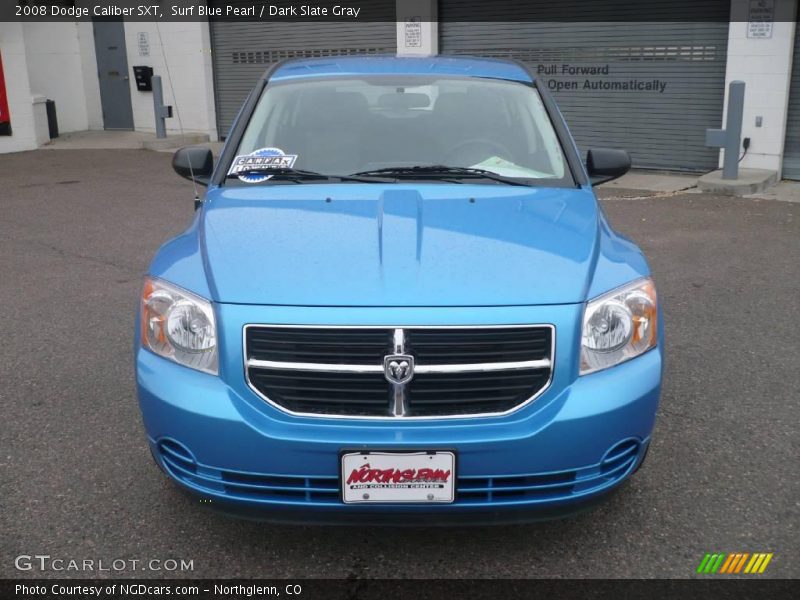 Surf Blue Pearl / Dark Slate Gray 2008 Dodge Caliber SXT