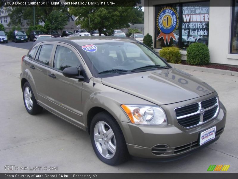 Light Khaki Metallic / Dark Slate Gray 2008 Dodge Caliber SXT