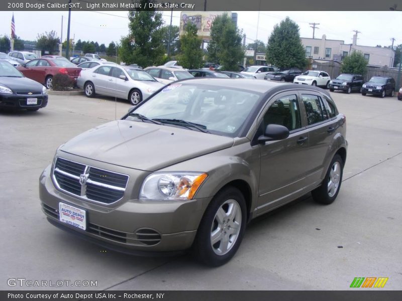 Light Khaki Metallic / Dark Slate Gray 2008 Dodge Caliber SXT