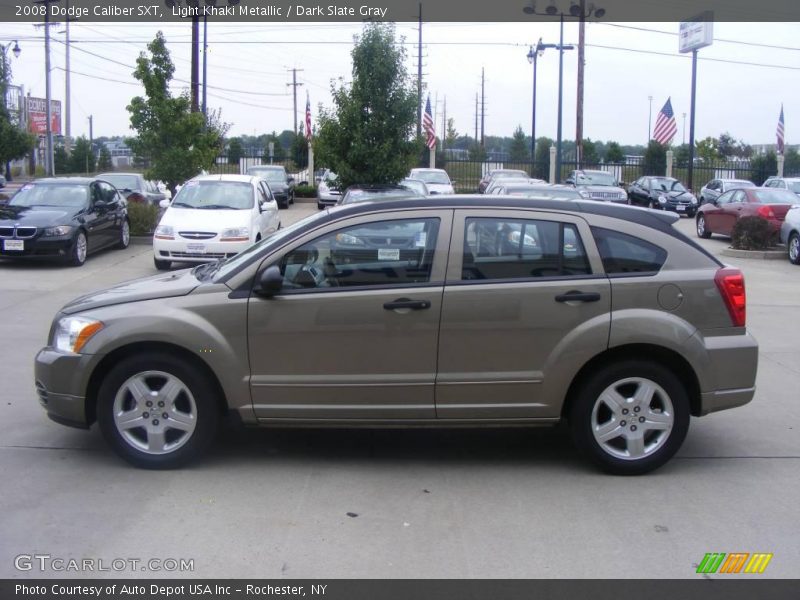Light Khaki Metallic / Dark Slate Gray 2008 Dodge Caliber SXT