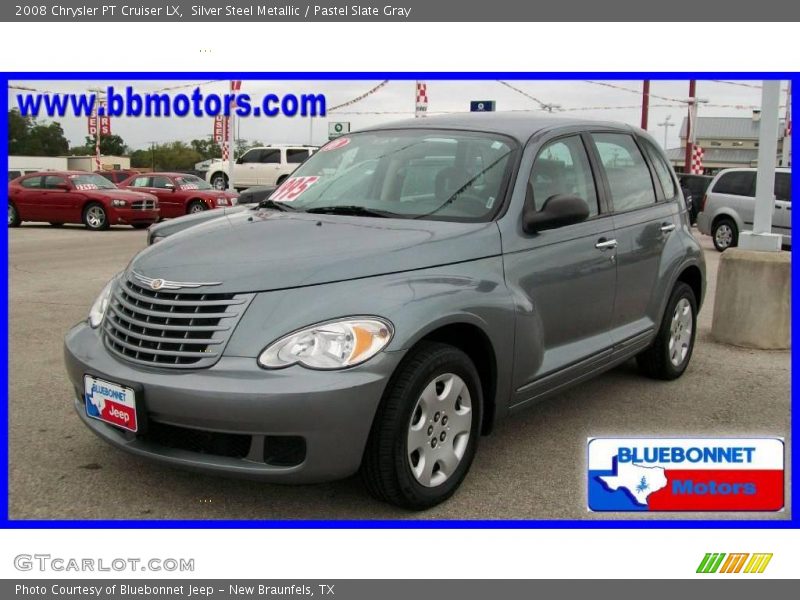 Silver Steel Metallic / Pastel Slate Gray 2008 Chrysler PT Cruiser LX