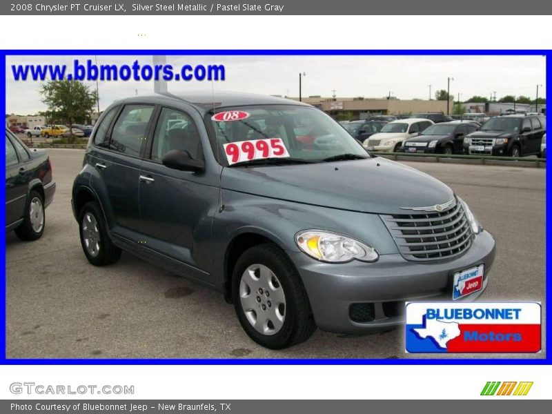 Silver Steel Metallic / Pastel Slate Gray 2008 Chrysler PT Cruiser LX