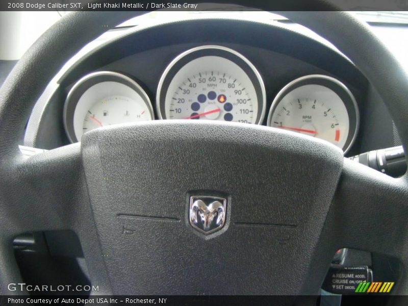 Light Khaki Metallic / Dark Slate Gray 2008 Dodge Caliber SXT