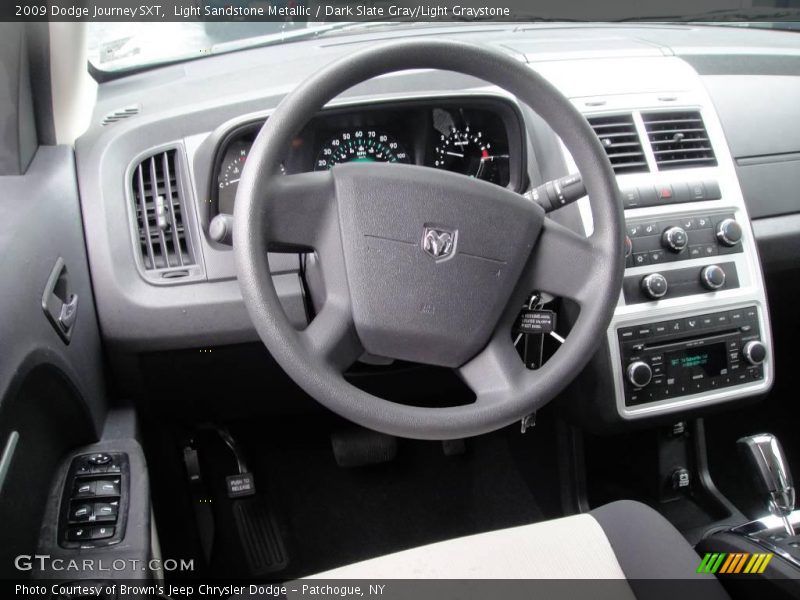 Light Sandstone Metallic / Dark Slate Gray/Light Graystone 2009 Dodge Journey SXT