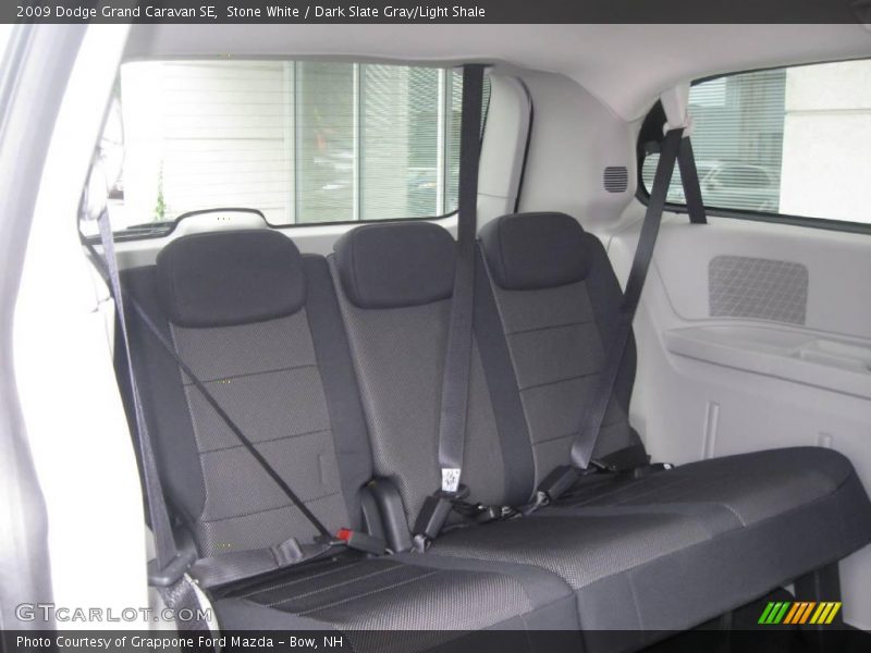 Stone White / Dark Slate Gray/Light Shale 2009 Dodge Grand Caravan SE