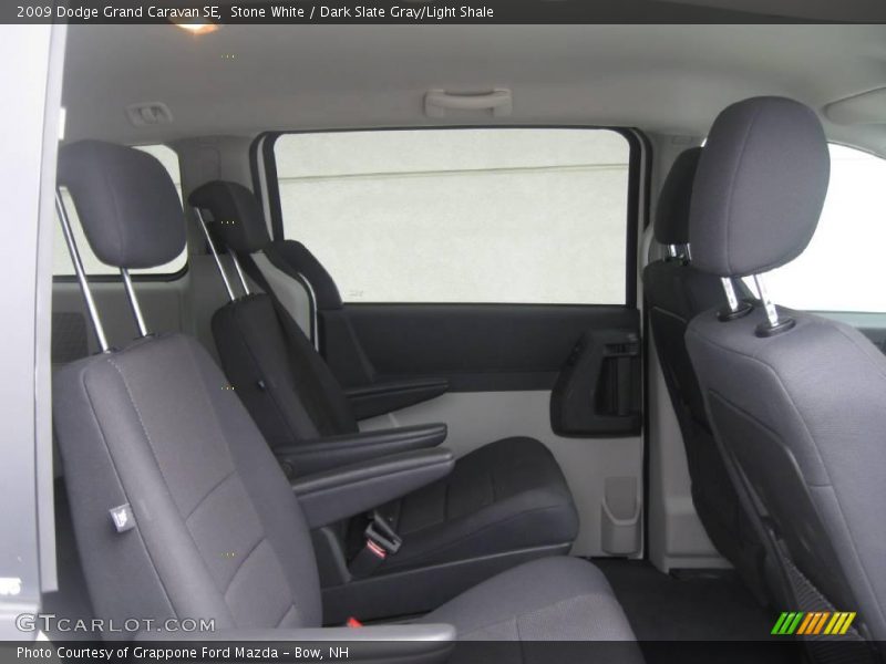 Stone White / Dark Slate Gray/Light Shale 2009 Dodge Grand Caravan SE