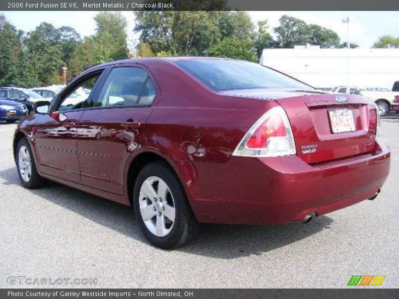 Merlot Metallic / Charcoal Black 2006 Ford Fusion SE V6