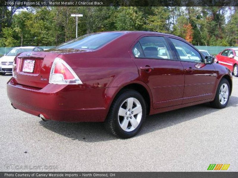 Merlot Metallic / Charcoal Black 2006 Ford Fusion SE V6