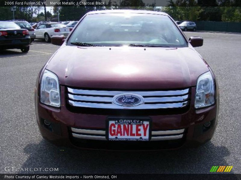 Merlot Metallic / Charcoal Black 2006 Ford Fusion SE V6