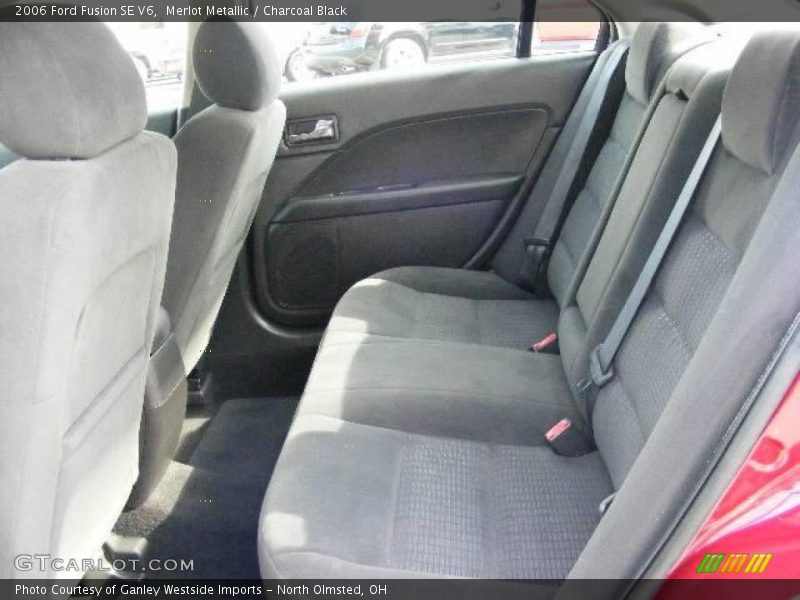 Merlot Metallic / Charcoal Black 2006 Ford Fusion SE V6