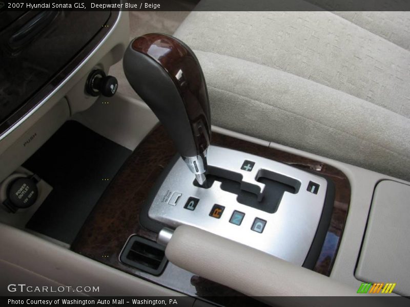 Deepwater Blue / Beige 2007 Hyundai Sonata GLS