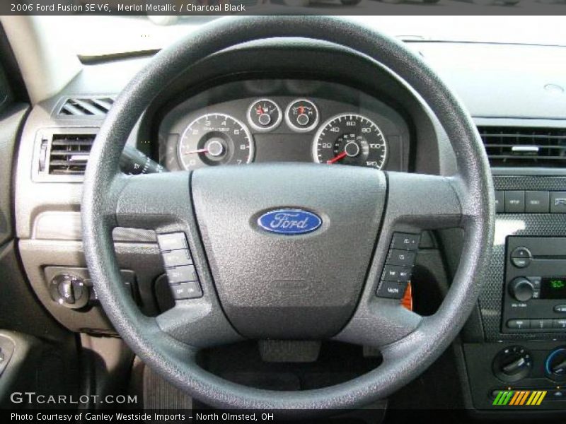 Merlot Metallic / Charcoal Black 2006 Ford Fusion SE V6