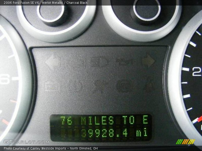 Merlot Metallic / Charcoal Black 2006 Ford Fusion SE V6