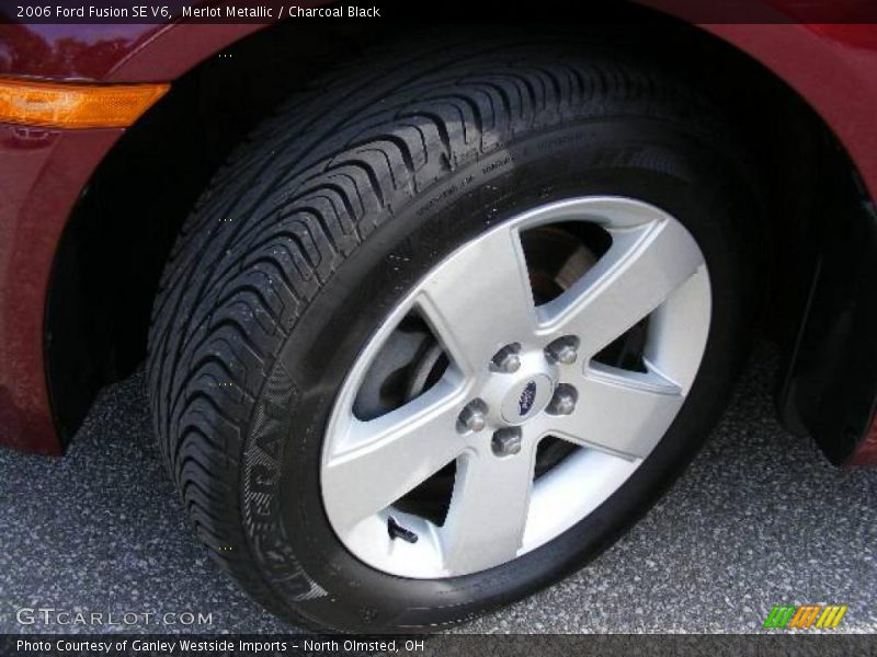 Merlot Metallic / Charcoal Black 2006 Ford Fusion SE V6