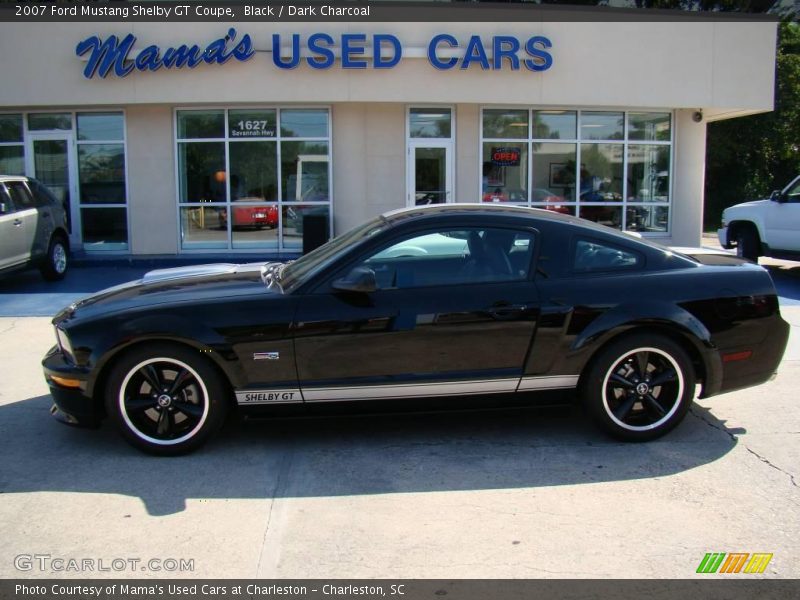 Black / Dark Charcoal 2007 Ford Mustang Shelby GT Coupe