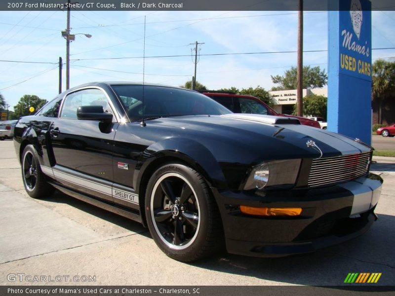 Black / Dark Charcoal 2007 Ford Mustang Shelby GT Coupe