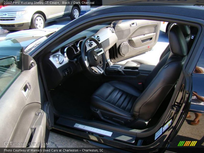 Black / Dark Charcoal 2007 Ford Mustang Shelby GT Coupe