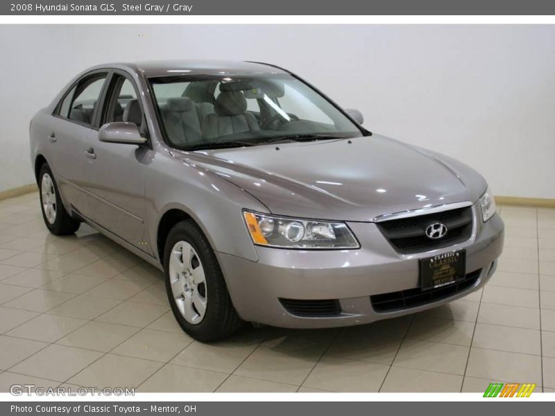 Steel Gray / Gray 2008 Hyundai Sonata GLS