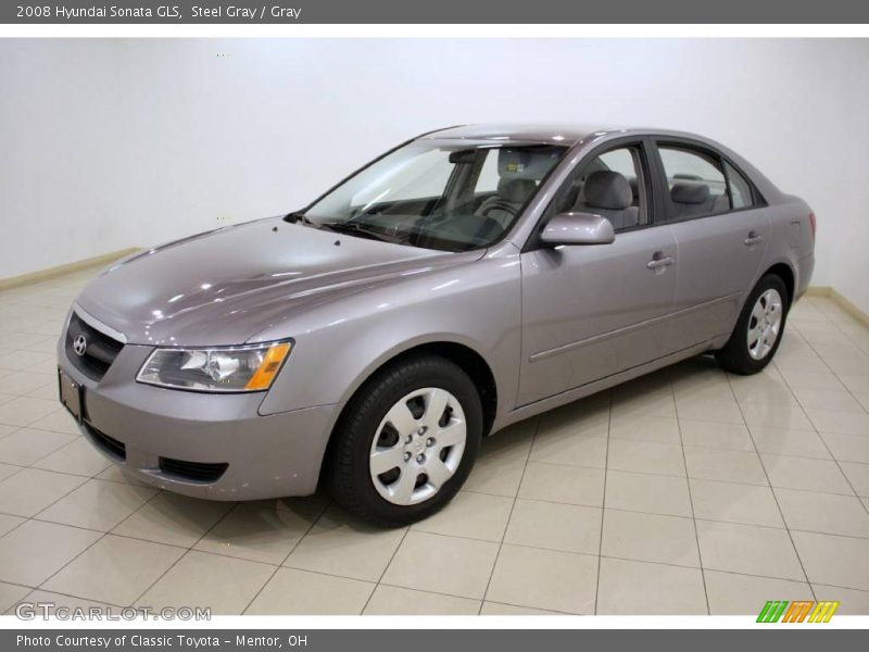 Steel Gray / Gray 2008 Hyundai Sonata GLS