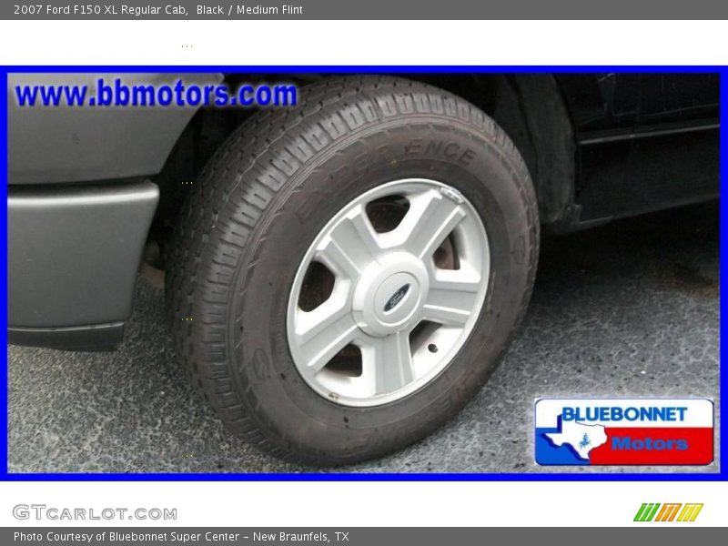 Black / Medium Flint 2007 Ford F150 XL Regular Cab