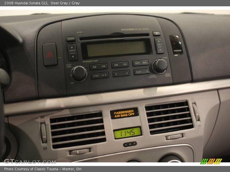 Steel Gray / Gray 2008 Hyundai Sonata GLS