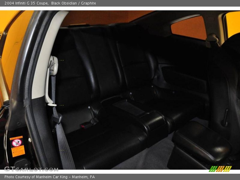 Black Obsidian / Graphite 2004 Infiniti G 35 Coupe