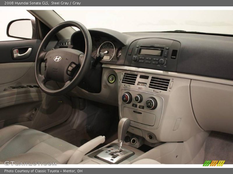 Steel Gray / Gray 2008 Hyundai Sonata GLS