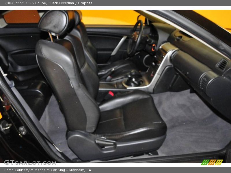 Black Obsidian / Graphite 2004 Infiniti G 35 Coupe