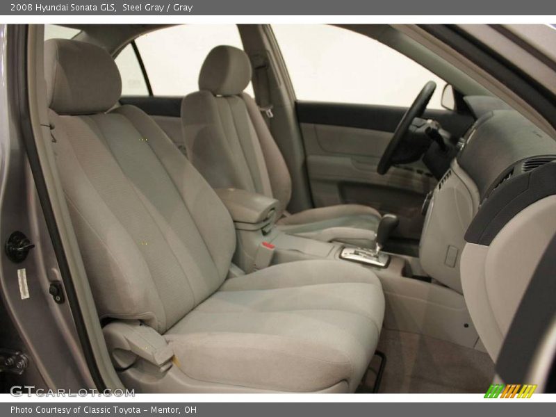 Steel Gray / Gray 2008 Hyundai Sonata GLS