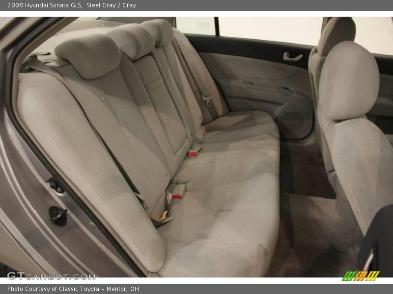 Steel Gray / Gray 2008 Hyundai Sonata GLS