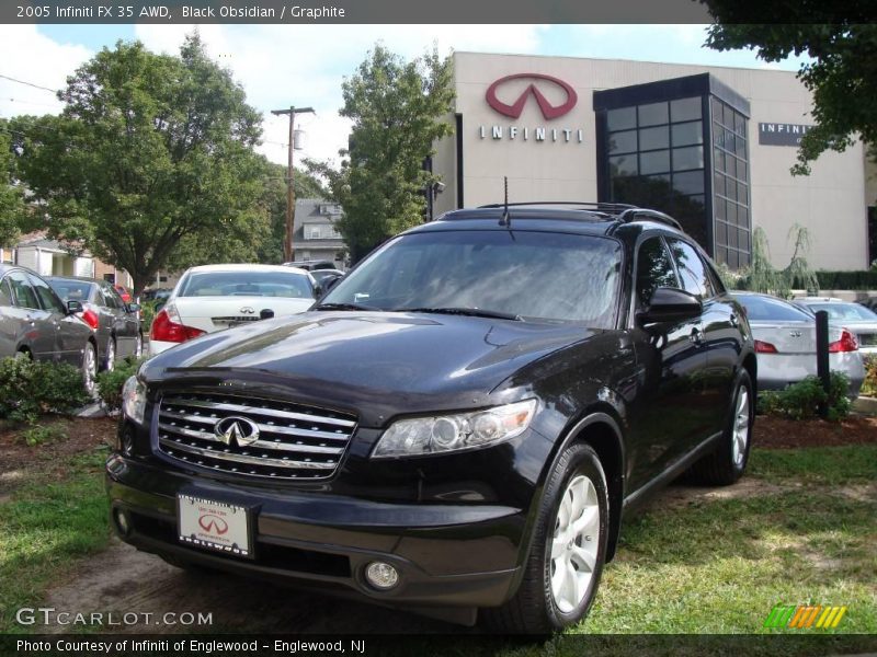 Black Obsidian / Graphite 2005 Infiniti FX 35 AWD