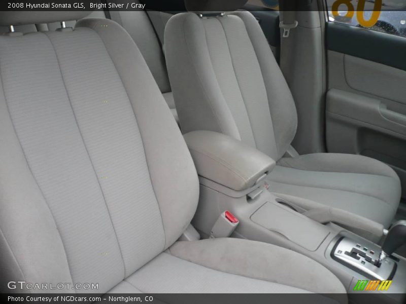 Bright Silver / Gray 2008 Hyundai Sonata GLS