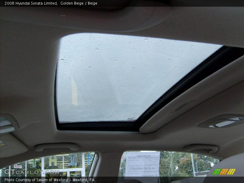 Golden Beige / Beige 2008 Hyundai Sonata Limited