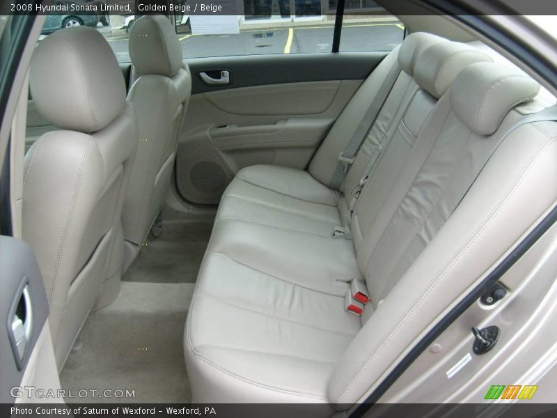 Golden Beige / Beige 2008 Hyundai Sonata Limited