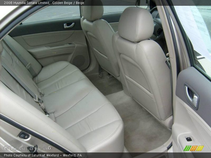 Golden Beige / Beige 2008 Hyundai Sonata Limited