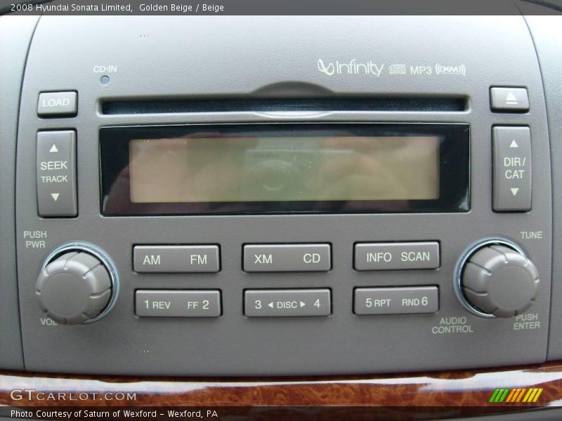 Golden Beige / Beige 2008 Hyundai Sonata Limited