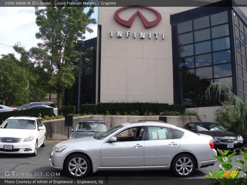 Liquid Platinum Metallic / Graphite 2006 Infiniti M 35x Sedan