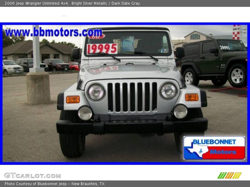 Bright Silver Metallic / Dark Slate Gray 2006 Jeep Wrangler Unlimited 4x4