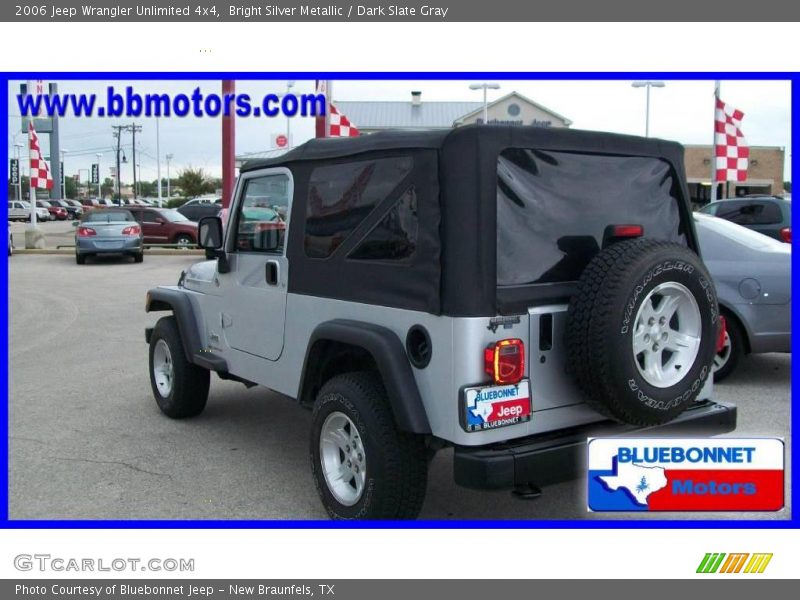 Bright Silver Metallic / Dark Slate Gray 2006 Jeep Wrangler Unlimited 4x4