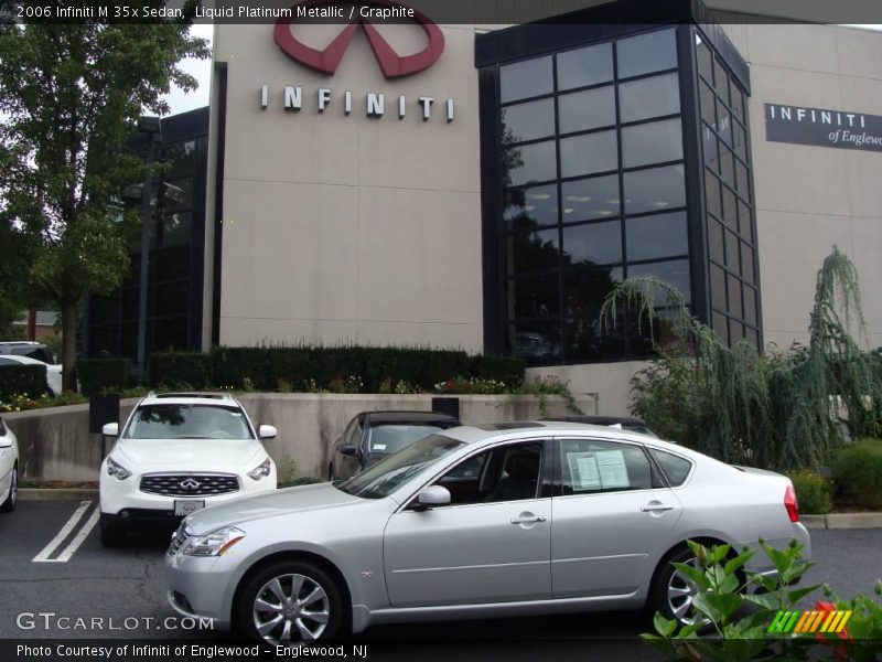 Liquid Platinum Metallic / Graphite 2006 Infiniti M 35x Sedan
