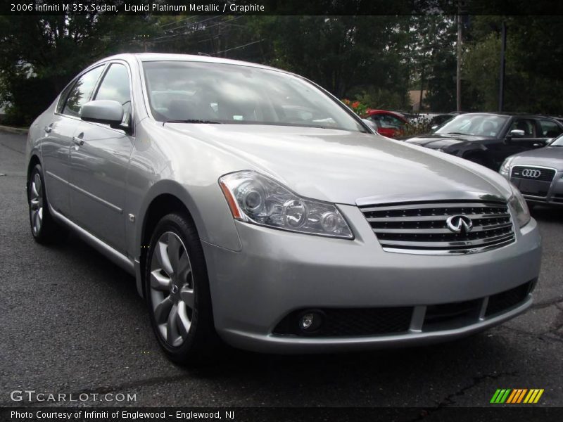 Liquid Platinum Metallic / Graphite 2006 Infiniti M 35x Sedan