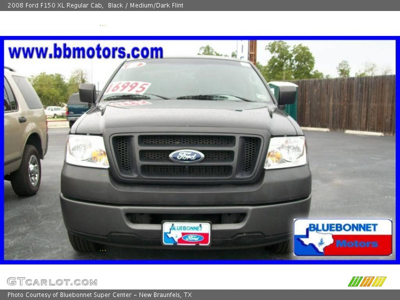 Black / Medium/Dark Flint 2008 Ford F150 XL Regular Cab