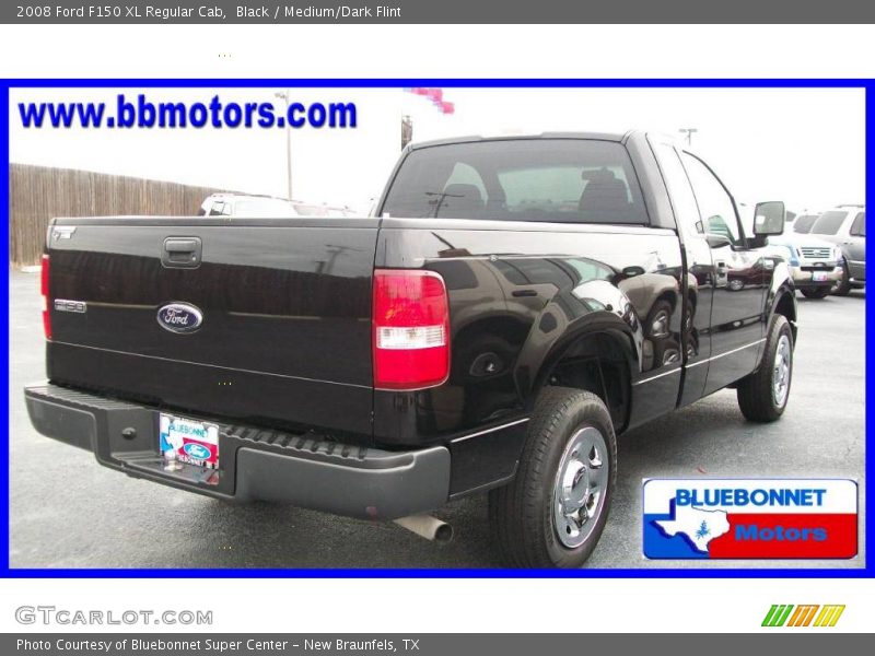 Black / Medium/Dark Flint 2008 Ford F150 XL Regular Cab