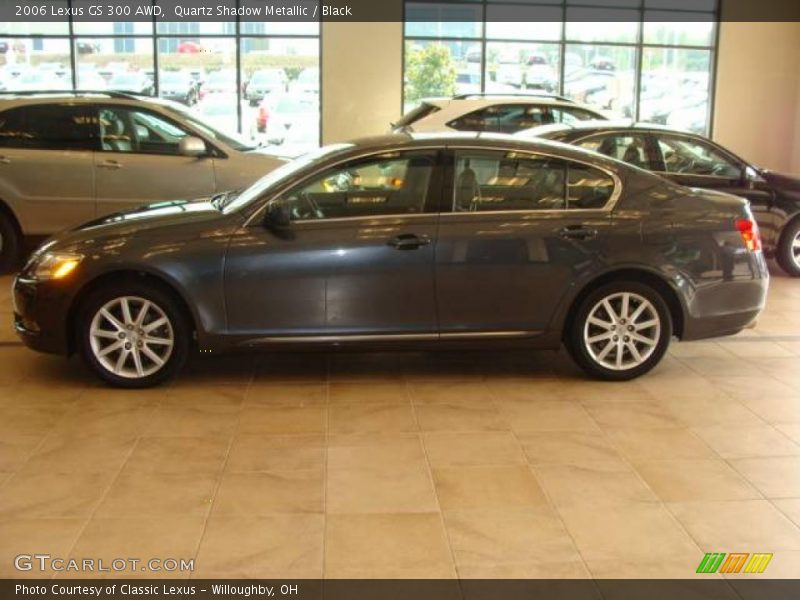 Quartz Shadow Metallic / Black 2006 Lexus GS 300 AWD