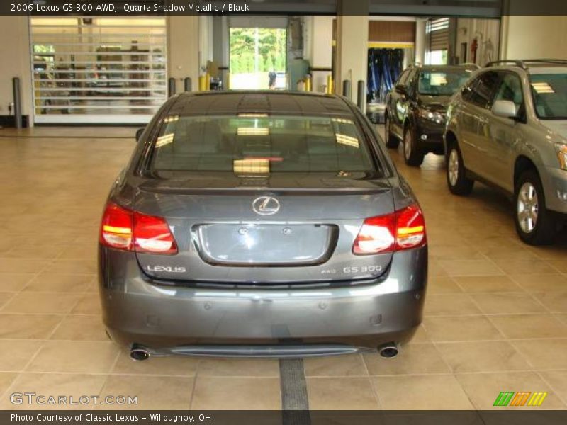 Quartz Shadow Metallic / Black 2006 Lexus GS 300 AWD