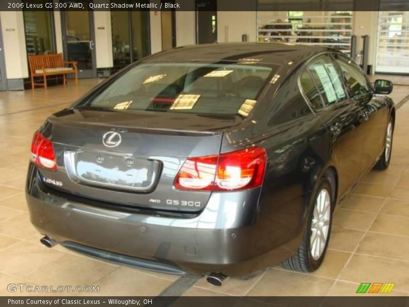 Quartz Shadow Metallic / Black 2006 Lexus GS 300 AWD