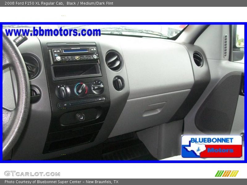 Black / Medium/Dark Flint 2008 Ford F150 XL Regular Cab