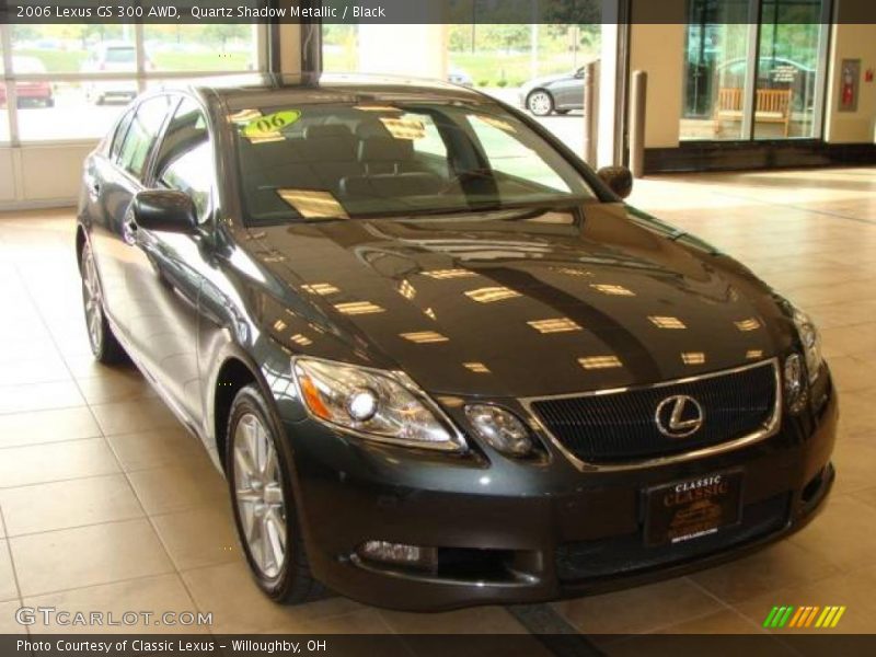 Quartz Shadow Metallic / Black 2006 Lexus GS 300 AWD
