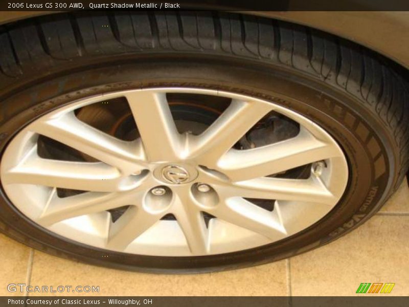 Quartz Shadow Metallic / Black 2006 Lexus GS 300 AWD