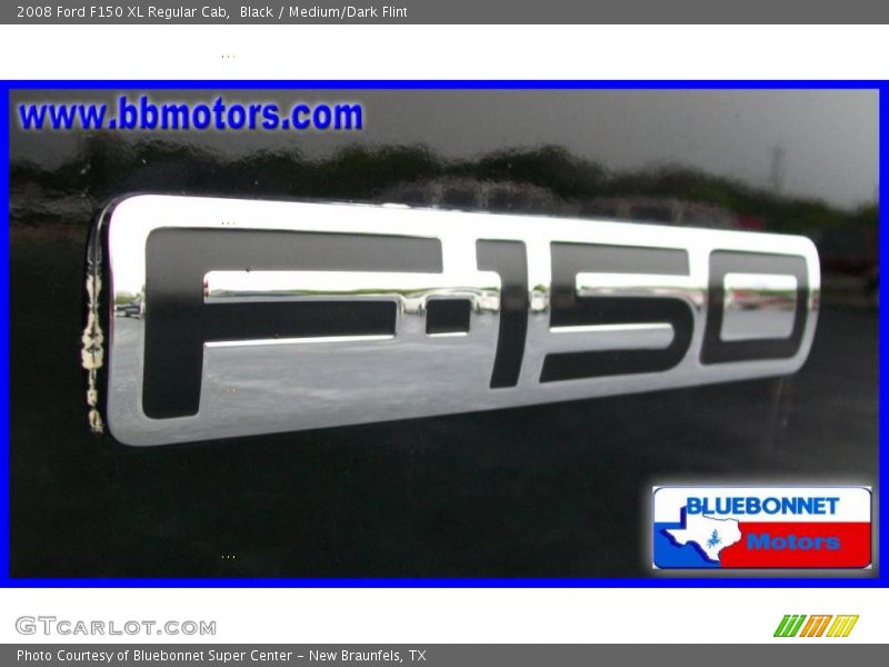 Black / Medium/Dark Flint 2008 Ford F150 XL Regular Cab